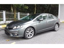 2012 Honda Civic 2.0S; Mileage 51k km; Plate no. 2889; Interior like new!