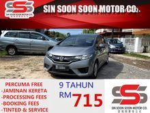 2014 Honda JAZZ 1.5 V PREMIUM FULL Spec FREE MOTOSIKAL BARU+CASHBACK 1K+2 BULAN INSTALLMENT BLACKLIST CAN LOAN BELI PANDU DULU 6 BULAN