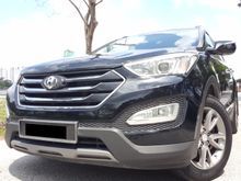 2015 Hyundai Santa Fe 2.2 CRDi (A) FULSPEC FULL LOAN PUSH START LEATHER SEAT 7 SEATER SUV LIKE NEW