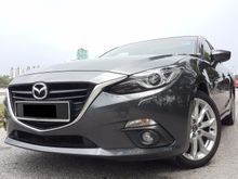 2015 Mazda 3 2.0 SKYACTIV-G SEDAN (A) FACELIFTT MODEL FULL LOAN CAR KING UNDER WARRANTY LIKE NEW