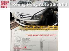 (ACTUAL YR MADE 2OO8)(GST INCLU)(CKD LOCAL SPEC)(LOW MILEAGE)(TIP TOP)(MANY CHOICES)(KL CHERAS AREA) MERCEDES BENZ W204 C200K C200 1.8 K