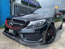 2018 Mercedes-Benz C350 e 2.0 AMG FULL CONVERT C43 BODYKIT/ANG STERRING/AMG 4 POR DISC BREAK