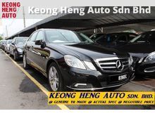 (ACTUAL YR MADE 2O1O)(GST INCLU)(FULL SERVICE)(CKD LOCAL SPEC)(VERY TIPTOP)(KL CHERAS AREA) MERCEDES BENZ W212 E200 CGI 1.8