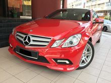 2011 (2010-2012) Mercedes-Benz E250 CGI COUPE AMG (A) 7G TRONIC LOCAL CKD YEAR MAKE 2011