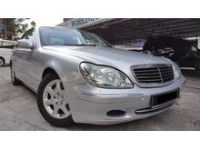 Mercedes-Benz S280 NEW FACELIFT SUNROOF (A) 2003 INCLUSIVE GST,INTERIOR LIKE NEW,CRYSTAL LIGHTS NEW FACELIFT,FRONT AND BEHIND SEATS ALSO ELECTRONIC