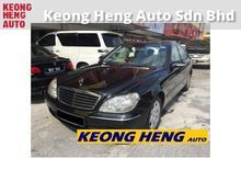 (ACTUAL YR MADE 2OO5) (GST INCLUDED) (FACELIFT) (1 OWNER) CKD MERCEDES BENZ S-CLASS S280 2.8 (GOOD CONDITION) (SAME MODEL WIF YR 2006 2007) (SEDAN)