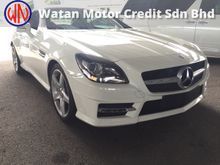 Mercedes-Benz SLK200 AMG Convertible,MOON ROOF,ORIGINAL AMG BODYKIT N 18*SPORT RIM,PADDLE SHIFT,BUCKET SEAT,LEATHER,LED DAYLIGHT,TRUE YEAR 13-UNREGIS