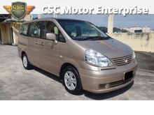 NISSAN serena 2.0 AT 1 OWNER ORIGINAL COLOUR TIPTOP CONDITION