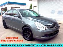 TRUE YEAR 2009 Nissan Sylphy 2.0 Comfort Sedan NO GST