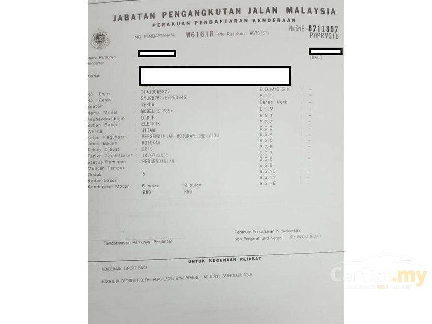 Tesla Model S 2015 P85d In Selangor Automatic Hatchback
