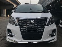 TOYOTA ALPHARD 3.5 MODELLISTA 1 YEAR WARRANTY 2012,CRYSTAL WHITE IN COLOUR,SELDOM USE,FULL LEATHER SEATS,2 PILOT SEATS,REVERSE CAMERA,ONE DATO OWNER