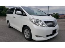 2011 Toyota Alphard 2.4 G (A) NO PROCESSING FEE - 2 POWER DOOR - 7 SEATER - NEW FACELIFT - REVERSE CAMERA -