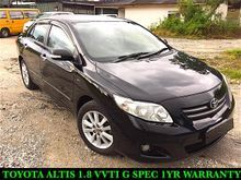 2010 Toyota Altis 1.8 Sedan G Spec Power Leather Seat