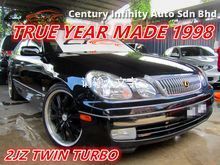 Toyota Aristo 3.0 (A) TWIN TURBO (2JZ 300hp SUPRA ENGINE) LIMITED IN MARKET , (YEAR MADE 1998)