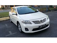 2011 Toyota Corolla Altis 1.8E Pearl White