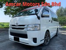 2017 Toyota Hiace 2.5 Window Van ONE OWNER ONLY USE AT KLIA 1 TO KLIA 2 HIGH ROOF VAN