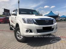 2014 TOYOTA HILUX 2.5 (M) G-SPEC 4X4 DOUBLE CAB (TURBO) $$ FULL LOAN $$ FREE WARRANTY ** NO OFFROAD **