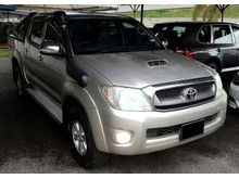 TOYOTA HILUX 3.0 G-SPEC - D-4D (A) VNT INTERCOOLER TURBO - GUARANTEE ORIGINAL PAINT - 2012