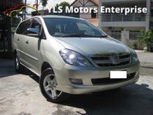 2006 Toyota Innova 2.0 (A) VVTI G Specs Full Service Records With Toyota Mileage only 110k kms 1 Lady Teacher Owner