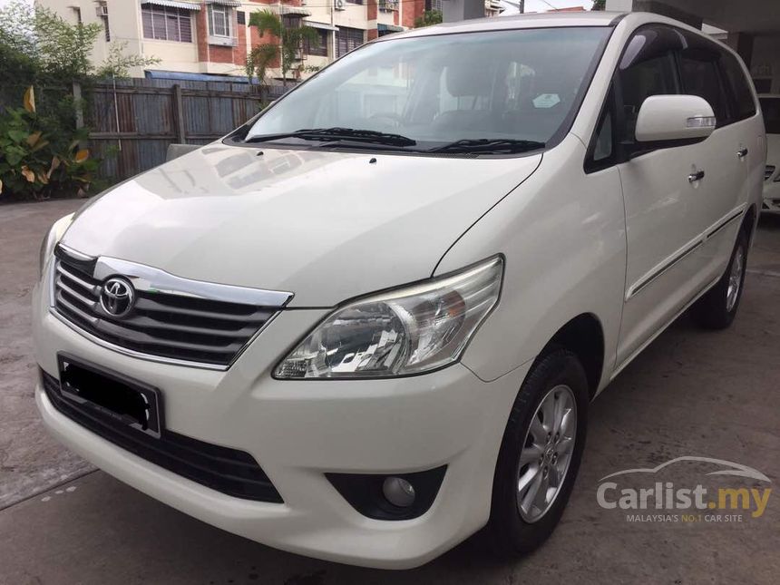 Toyota Innova 2012 G 2.0 in Penang Automatic MPV White for 