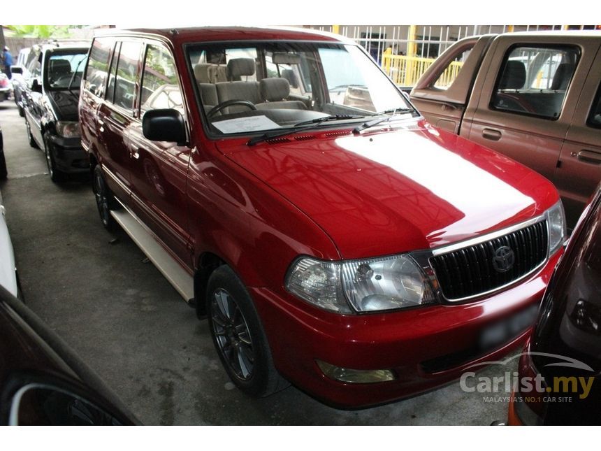  Toyota  Unser  2004 GLi 1 8 in Selangor Automatic MPV Red 