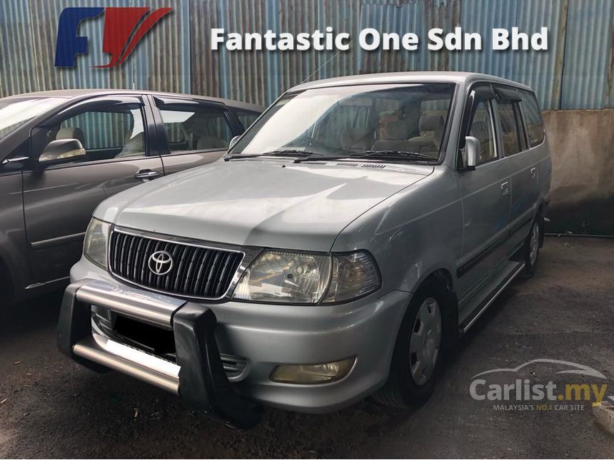 Toyota Unser 2003 GLi 1.8 in Johor Manual MPV Silver for 