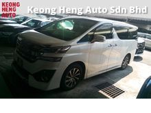 TRUE YEAR MADE GST INCLUDED 2015 Toyota Vellfire 3.5 Executive Lounge reg 2016