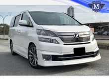 2013 Toyota Vellfire 3.5 V L VL NANOE AIR SYSTEM 360 ANGLE CAMERA PILOT SEAT WARRANTY VELLFIRE VL