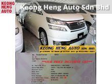 (ACTUAL YR MADE 2O13)(VL FULL SPEC)(FACELIFT)(GST INCLU)(1 OWNER)(REG 2O15)(LOW MILE LIKE NEW)(KL CHERAS AREA) TOYOTA VELLFIRE FACELIFT 3.5 VL MPV