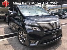 2010 Toyota Vellfire 2.4 Z MPV Z Platinum Home Theater Full Loan Available