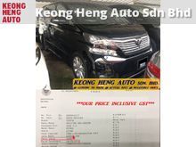 (ACTUAL YR MADE 2OO8)(ZG FULL SPEC)(GST INCLU)(1 OWNER)(NICE NUM 7OO3)(LOW MILE)(REG 2O13)(KL CHERAS AREA)(MANY CHOISES) TOYOTA VELLFIRE 3.5 ZG MPV