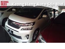 TRUE YEAR MADE GST FREE 2012 Toyota Vellfire 3.5 ZG NEW FACELIFT MODELISTER SURROUND CAMERAS HOME THEATER HIGH SPEC