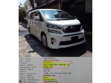 2012 Toyota Vellfire 2.4 Z MPV ZG HIGH SPEC PILOT SEATS NO.9292
