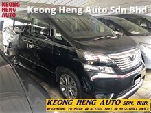 (ACTUAL YR MADE 2O1O)(GST INCLU)(FULL SEPC)(COOL BOX)(1 OWNER)(LOW MILE)(REG 2O11)(VERY TIPTOP)(LIKE NEW)(KL AREA) TOYOTA VELLFIRE 2.4 Z-PLATINIUM MPV