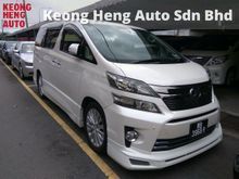 2012 Toyota Vellfire 3.5 ZG FACELIFT FULL SPEC 4 CAMERA REG 2015