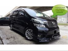 Toyota Vellfire 2.4(A) 2 POWER DOORS 2011,INCLUSIVE GST,8 SEATER,INTERIOR LIKE NEW,SAVE PETROL,OFFER PRICE,REVERSE CAMERA,BOSE SOUND SYSTEM