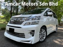 Toyota Vellfire 2.4 Z Platinum MODELLISTA BODY KIT MPV 2POWER DOOR 1POWER BOOT SUNROOF ONE OWNER