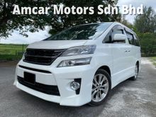 2011 Toyota Vellfire 2.4 Z Platinum MPV SUN ROOF 2POWER DOOR POWER BOOT LOW MILEAGE