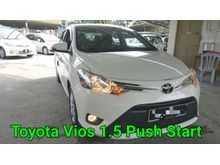 2016 Toyota Vios 1.5 E (A) Push Start Button Like New Warranty Until 2020 Full Loan