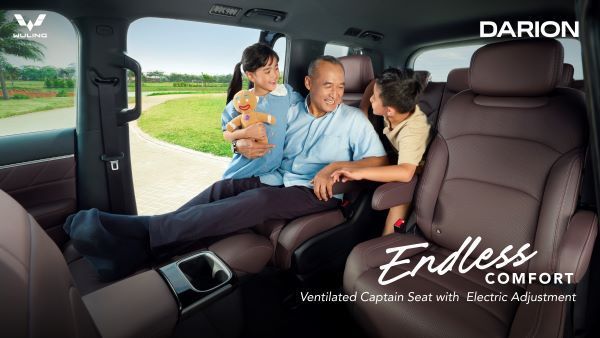 ไฮไลต์ WULING STARLIGHT DARION EV 2026 Comfort เบาะโดยสารด้านหลัง