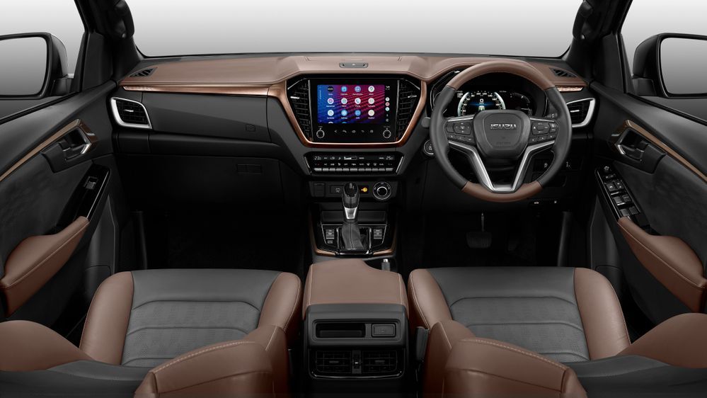 อุปกรณ์และการดีไซน์ภายใน Isuzu D-Max