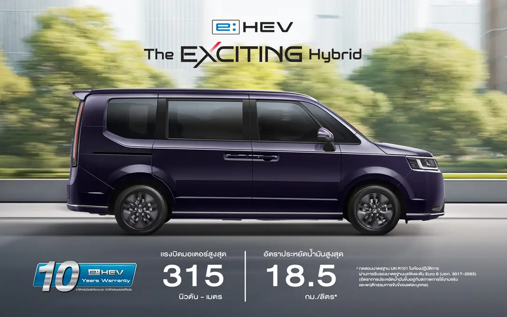 เครื่องยนต์ของ Honda Step WGN e:HEV