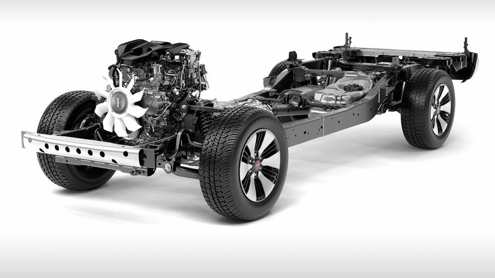 โครงสร้างตัวถังและช่วงล่างใหม่ของ Isuzu D-Max
