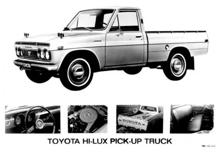 รถกระบะ Hilux Gen 1 (ปี 1968–1972)