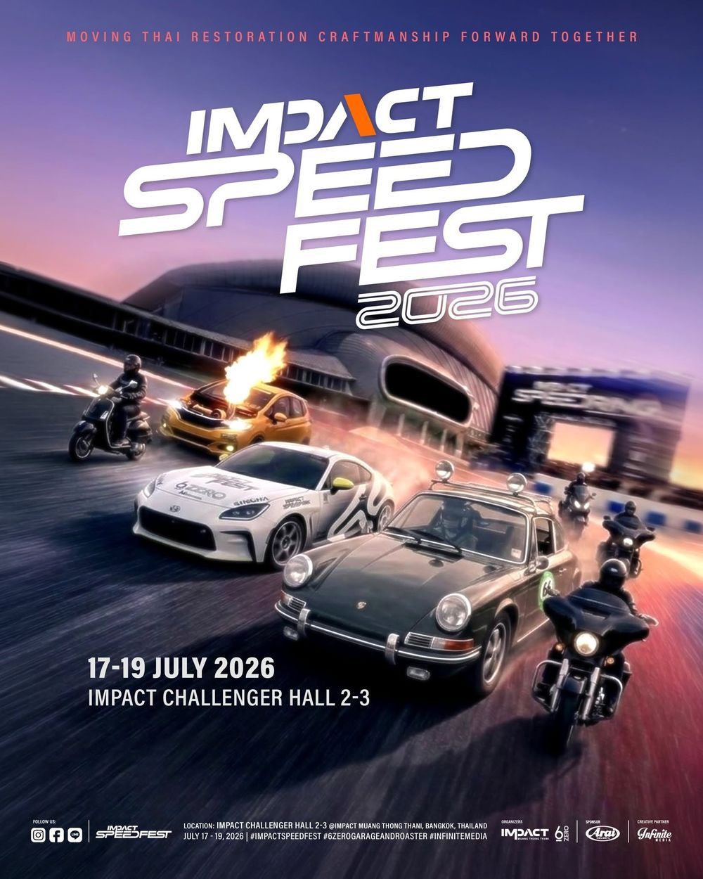 วิธีเดินทางไปงาน IMPACT Speed Fest 2026