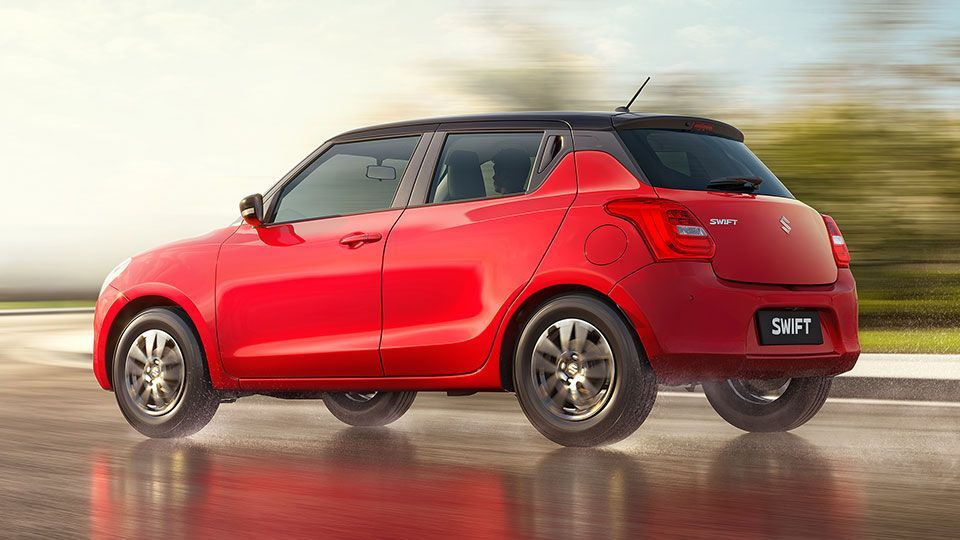 มิติและโครงสร้างตัวถังของ Suzuki Swift