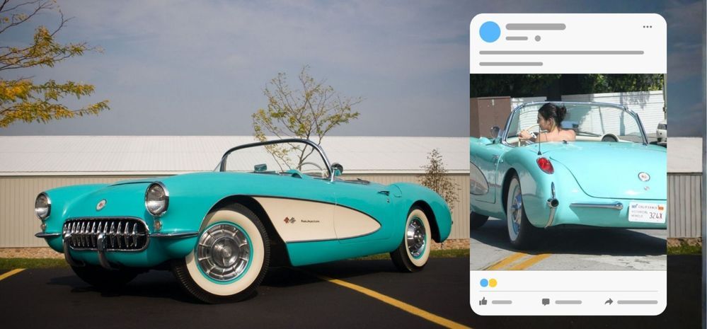 1957 Chevrolet Corvette C1 สี Cascade Green 