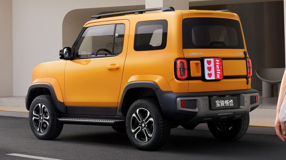 มิติตัวถังของ Baojun Yep