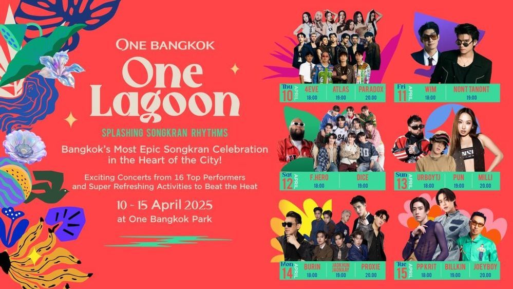 "One Bangkok, One Lagoon - Splashing Songkran Rhythms