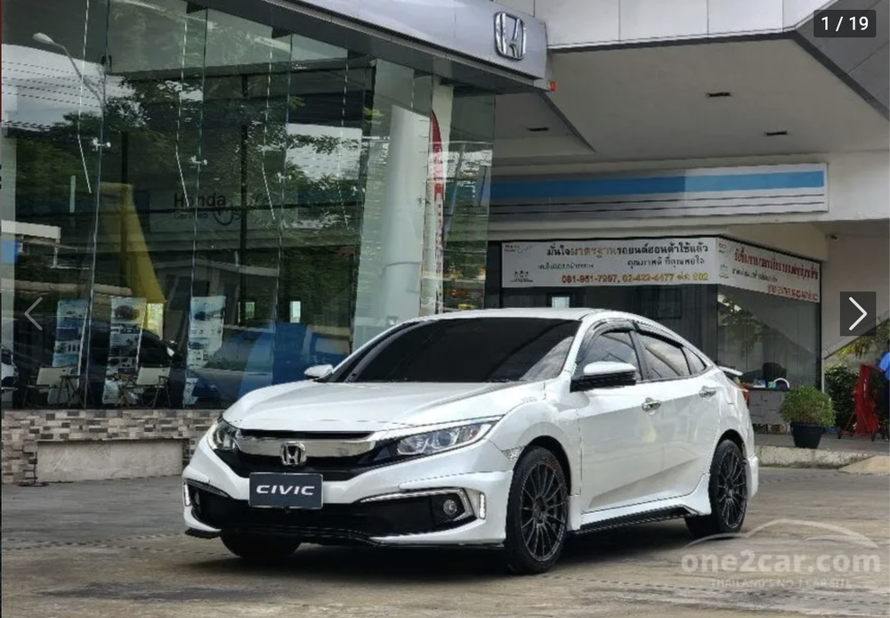 HONDA CIVIC FC 1.8EL ปี 2019 สีขาว